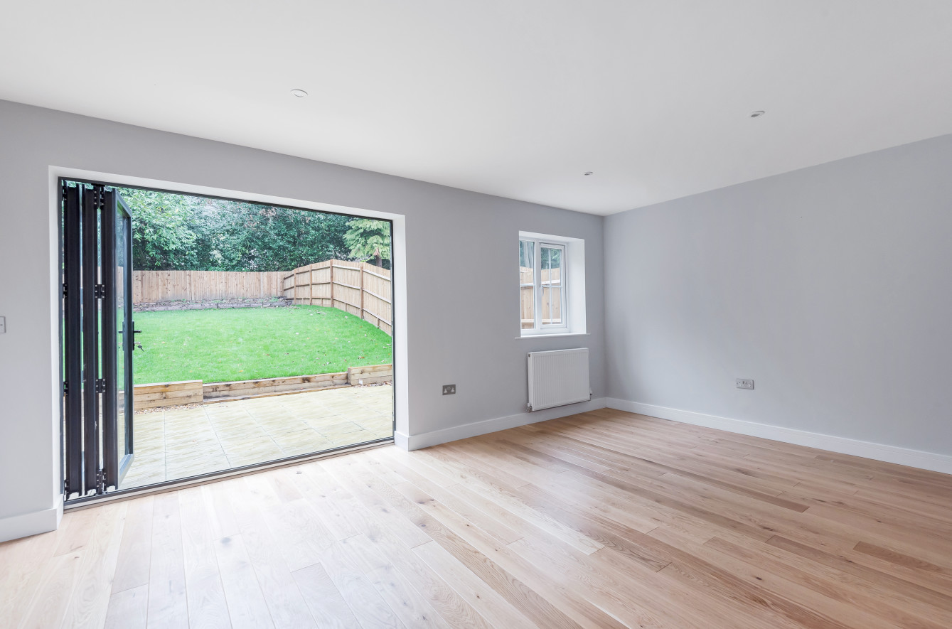 Finished interior of development property