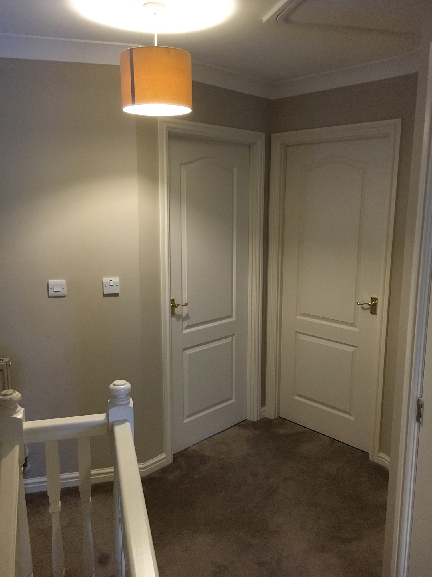 Door lining and architrave detail