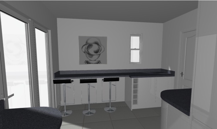 Old kitchen removed and ready for refit